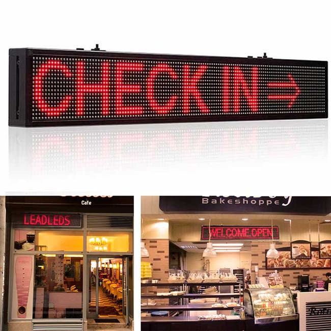 Leadleds Scrolling LED Sign with Serial Communication Protocol Image secondaire du produit