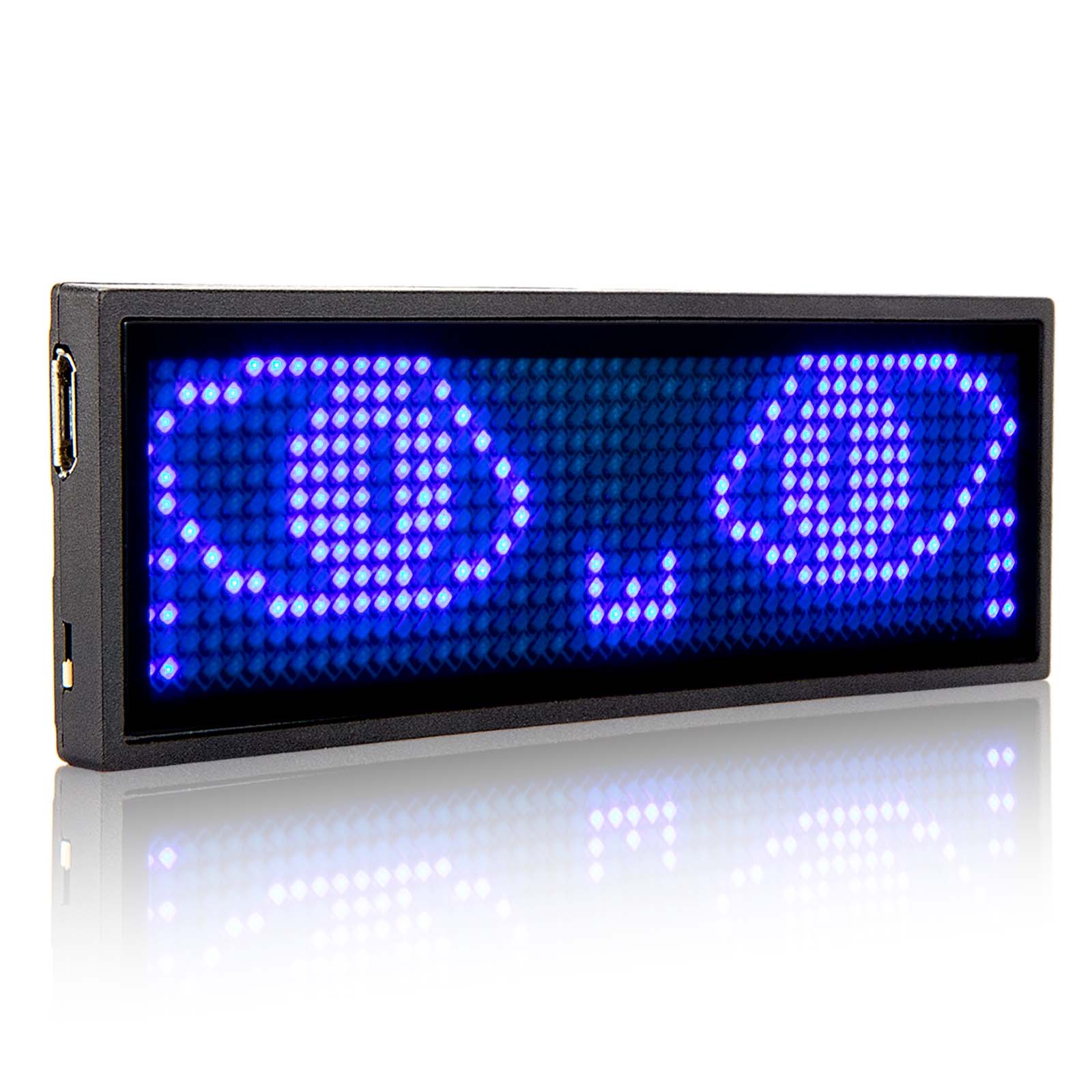 Leadleds Bluetooth LED Name Badge Rechargeable Name Tag Secondary image