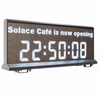 LED car roof sign with full-color advertising display