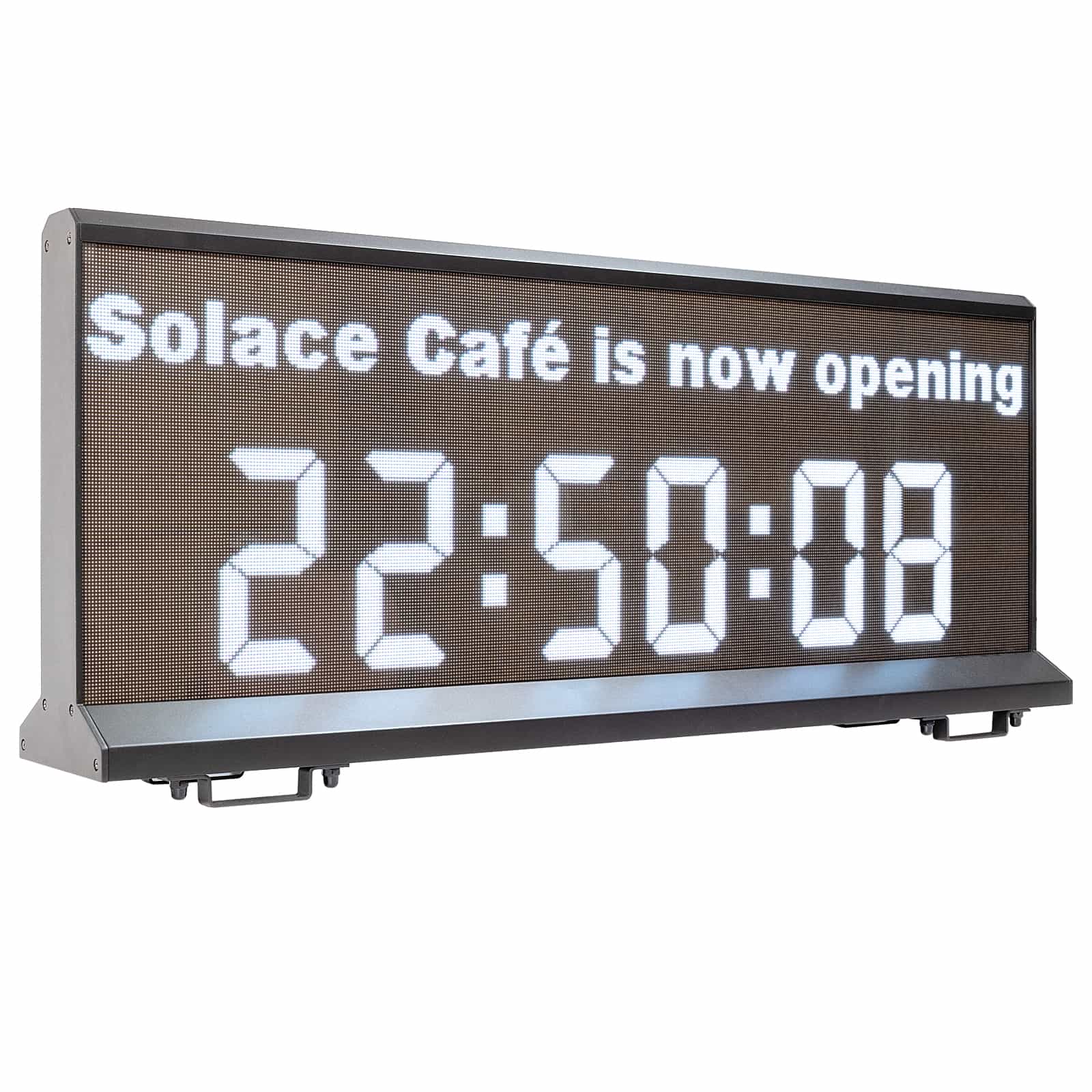 LED car roof sign with full-color advertising display