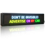 LED display board with 'Display U Messages' text on a white background
