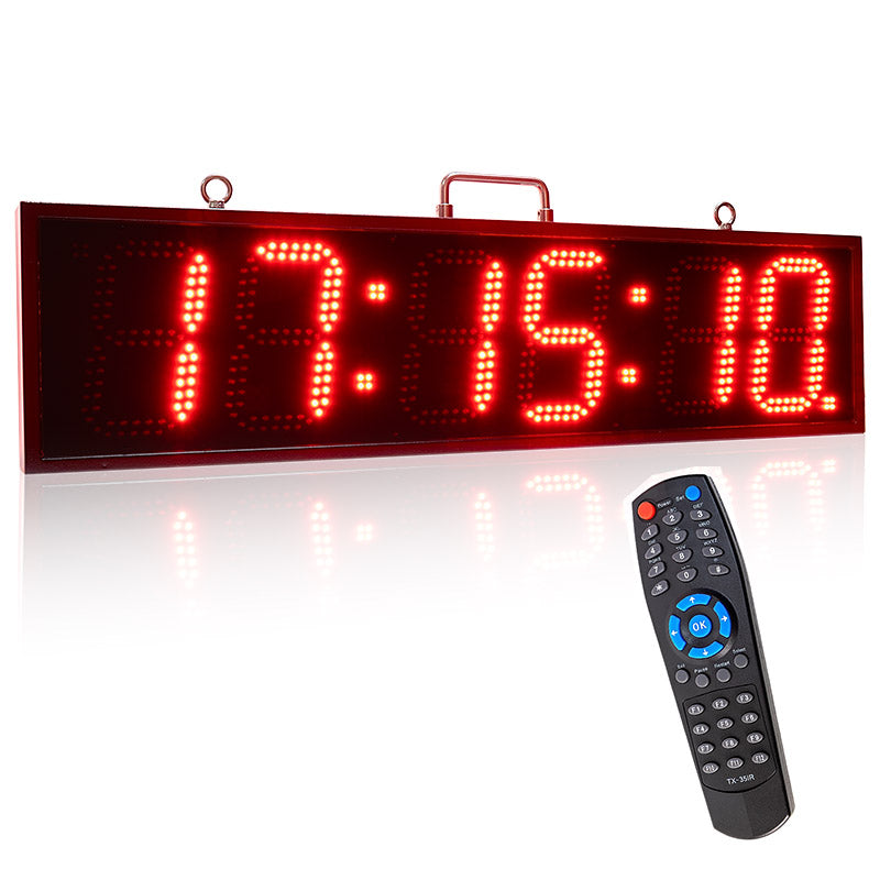 Leadleds Double-Sided Digital LED Clock Stopwatch Countdown Count Up f ...