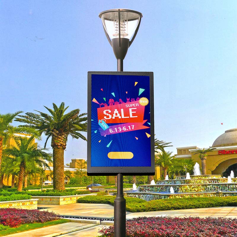 Custom LED advertising display for streets