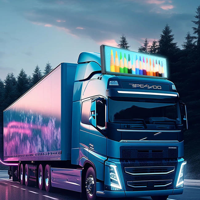led message board for truck Secondary image