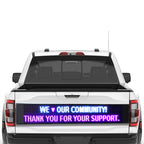 custom LED tailgate sign
