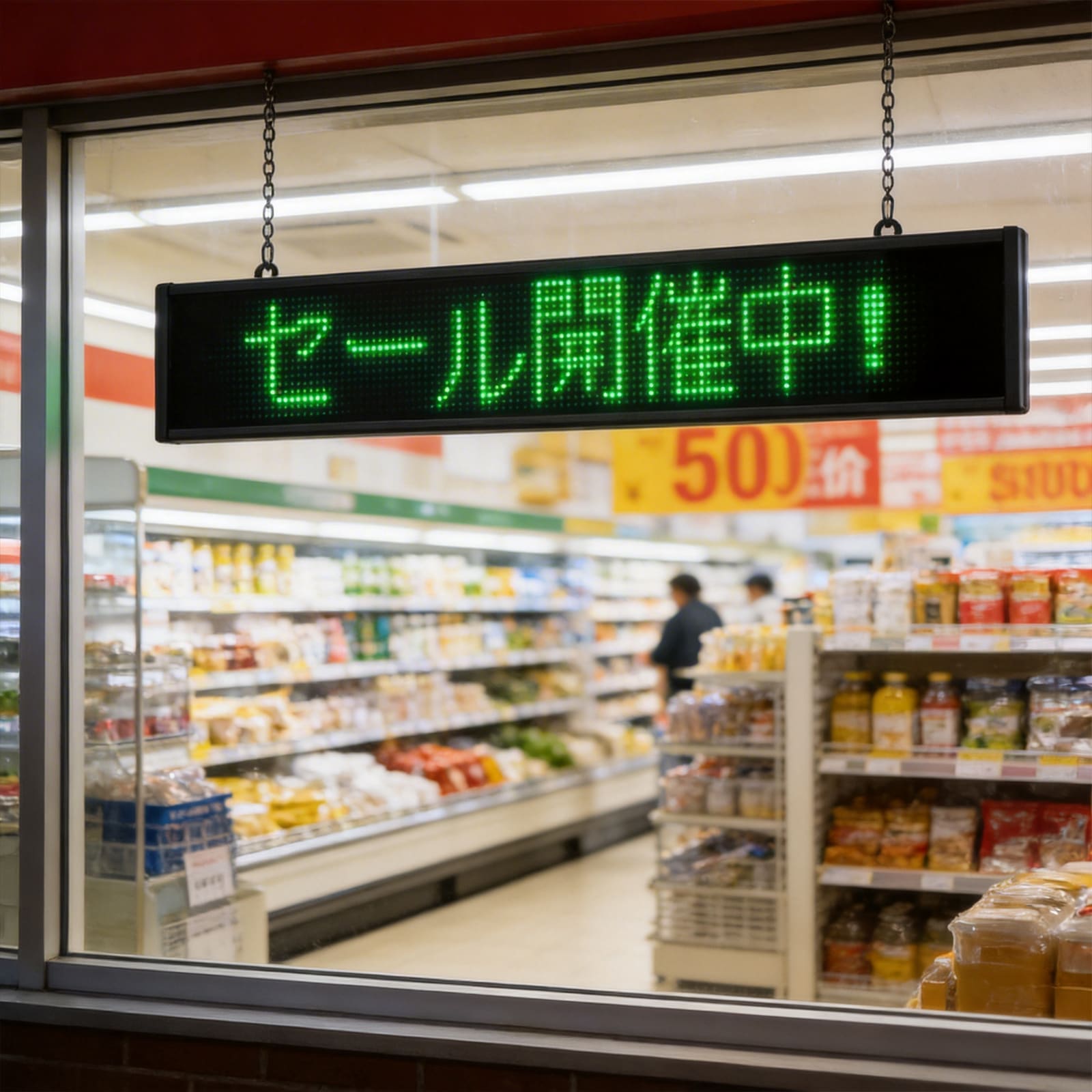 Leadleds LLD300 Mini LED Sign Green Color – Bluetooth programmable scrolling message board for business and personal use