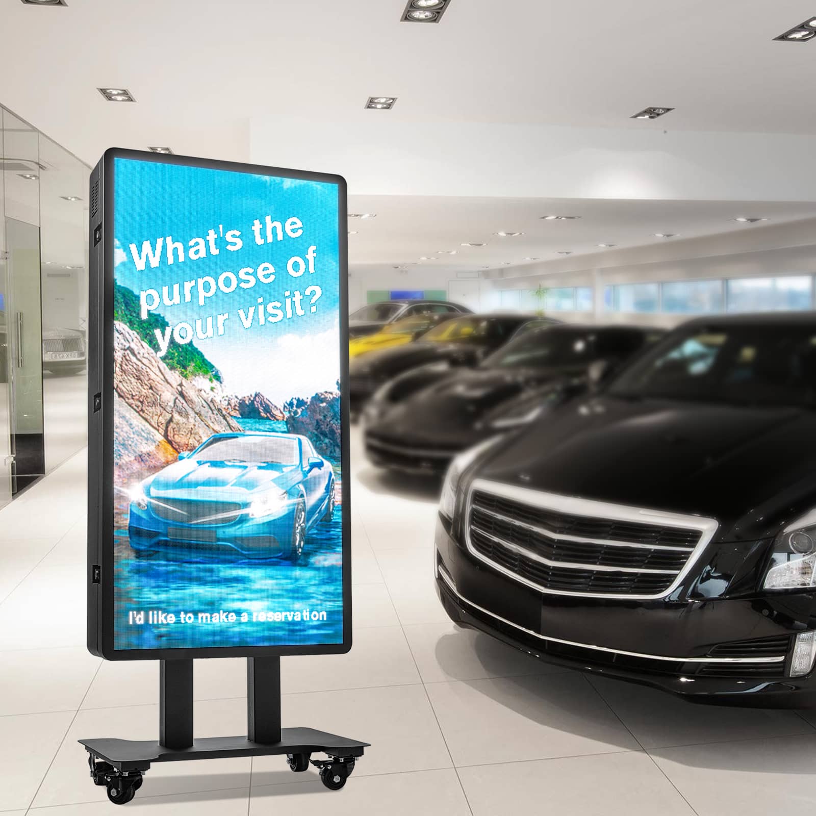 Mobile LED billboard – large vehicle-mounted programmable display for outdoor advertising