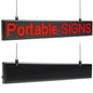 Leadleds 25 inch scrolling LED sign displaying red text
