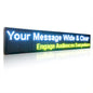 Leadleds 33in Outdoor LED Business Sign Board Programmable Full Color WiFi 4G Waterproof