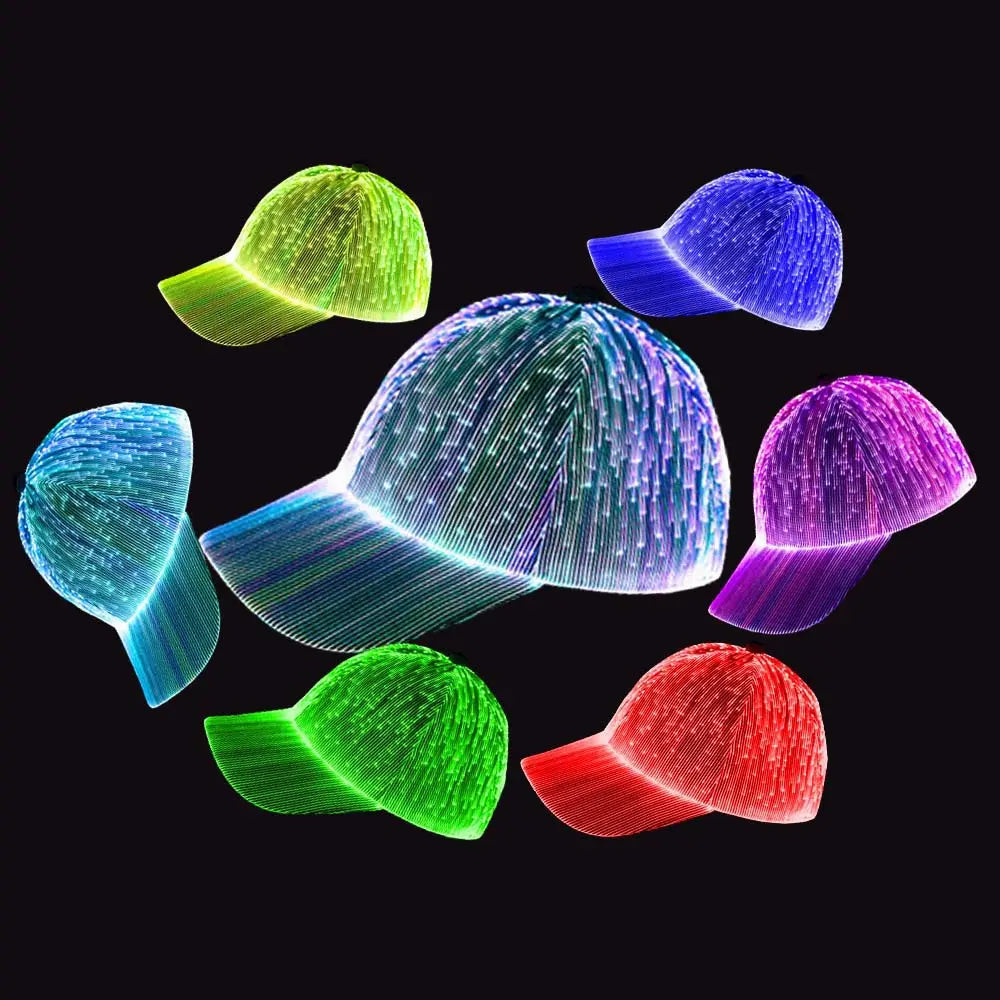 Leadleds LED Hat 7 Colors Changeable Light Up Cap for Adults and Kids