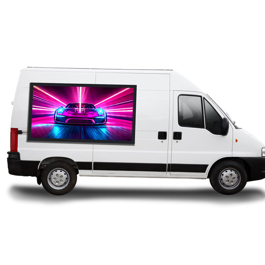 Leadleds Magnetic Mount Car LED Sign HD Text Image Video Display