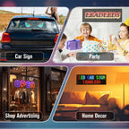 Leadleds RGB LED scrolling sign for drive-thru restaurant and fast food display