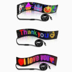 Leadleds RGB LED sign showing multiple display modes and animation effects