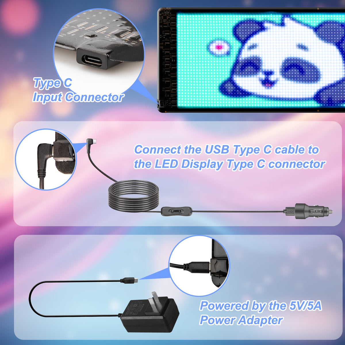Usb Led Sign Program Leadleds Flexible Led Car Sign USB 5V Scrolling Advertising Sign Post ...