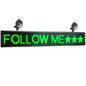 Leadleds WiFi LED sign for car window messages