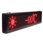 Leadleds full color LED display outdoor waterproof programmable sign with temperature sensor