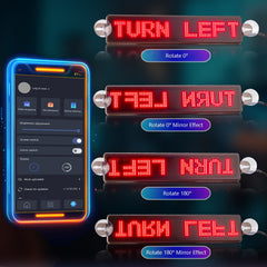 Leadleds 9 inch Bluetooth programmable LED window sign with scrolling text