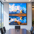 Leadleds wall-mounted indoor P1.86 LED video wall screen installed for conference room and church presentations