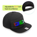 led text hat