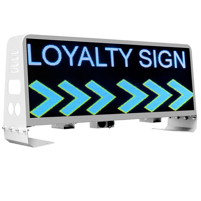 Bright LED signs for taxis Secondary image