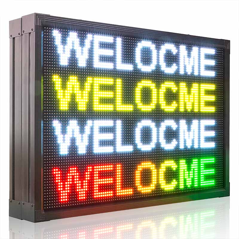 Leadleds Outdoor Digital Signage Waterproof Programmable Full Color Led Display Screen 28 x 41in Secondary image