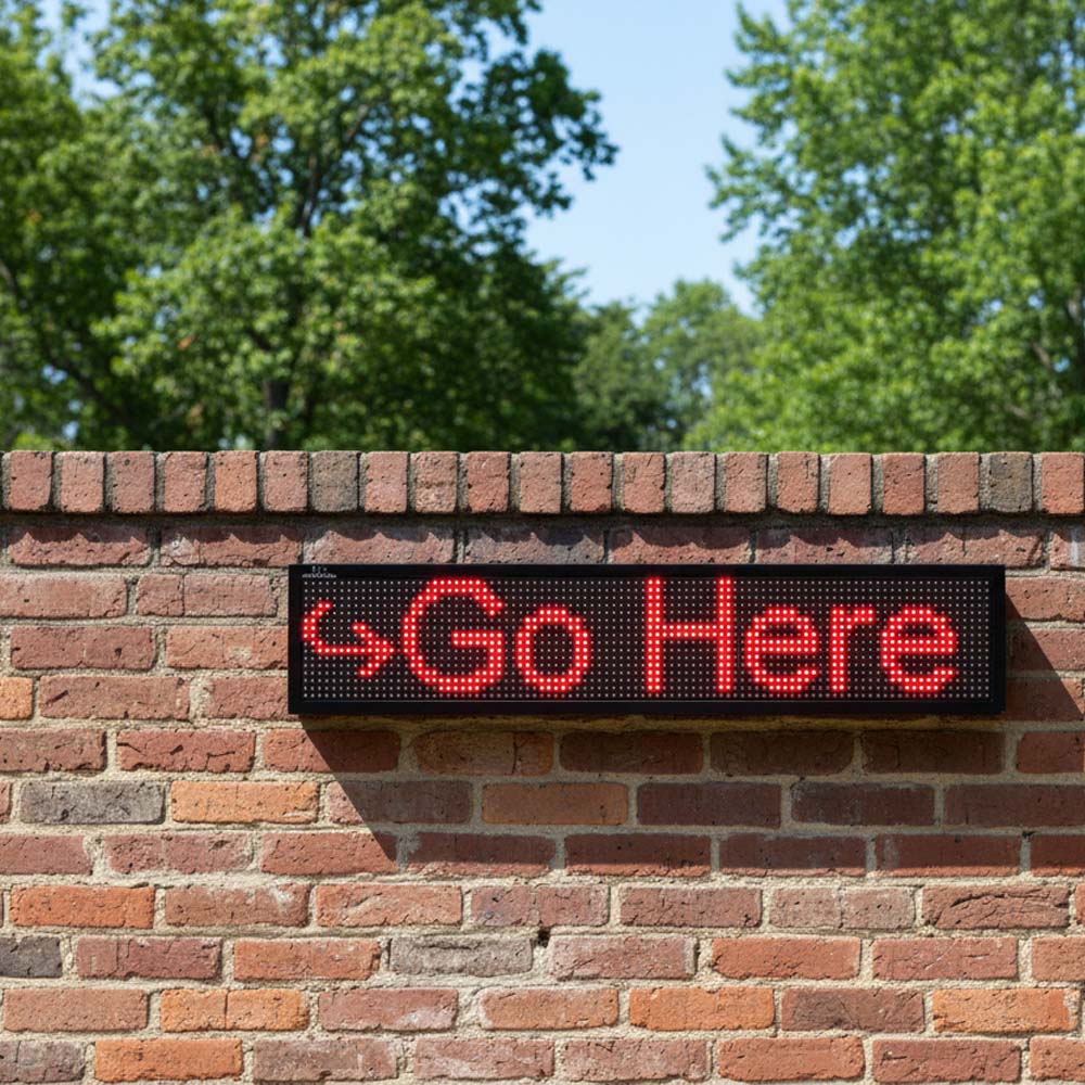 Outdoor LED Marquee Sign