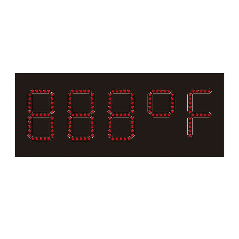 Leadleds Outdoor Led Temperature Display 5 Digits Thermometer Fahrenheit Image principale du produit