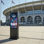  Outdoor LCD advertising display kiosk double sided 1500 nits high brightness