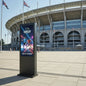  Outdoor LCD advertising display kiosk double sided 1500 nits high brightness