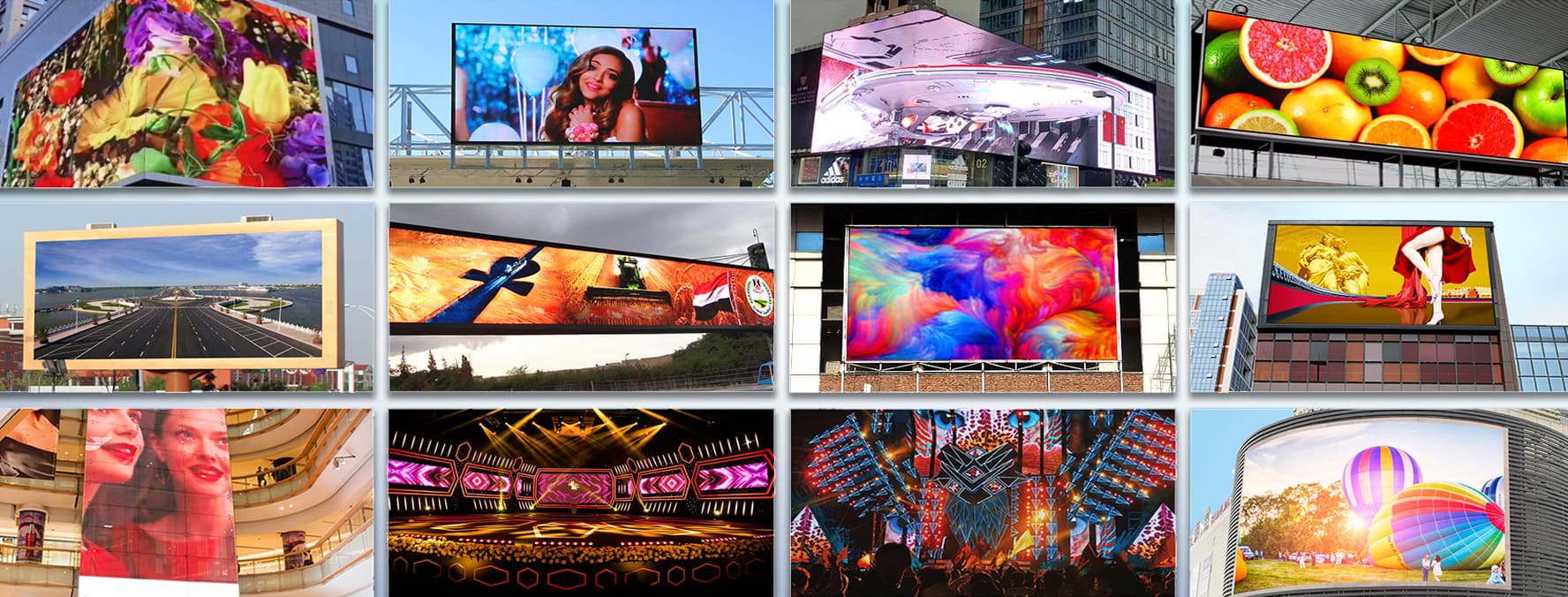 Outdoor LED display billboard showing vivid content - Leadleds premium LED sign for business advertising