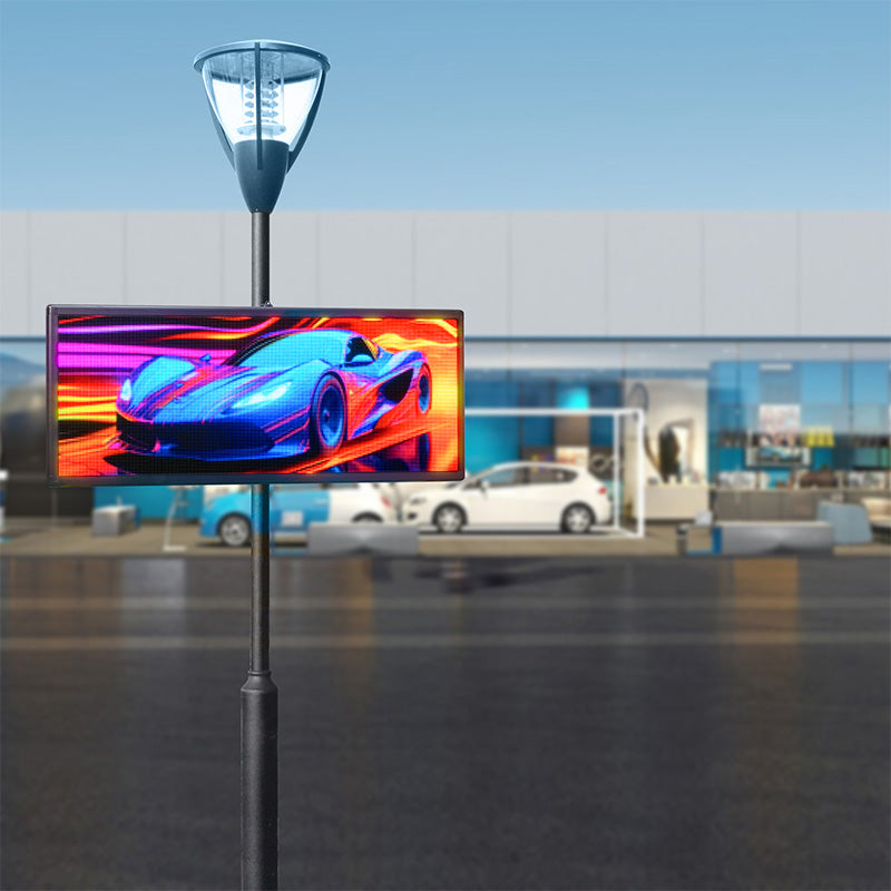 Outdoor LED screen installation