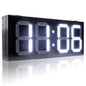 Outdoor LED temperature display with weather-resistant cabinet
