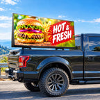 Outdoor LED truck billboard with 4G and GPS control