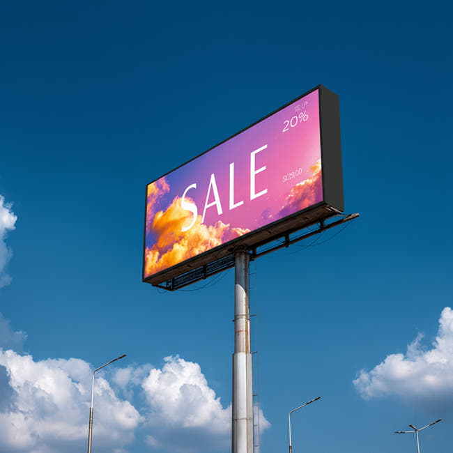 P10 Full-Color LED Advertising Sign Board for Retail Gas Station Restaurant Church School Imagen secundaria del producto