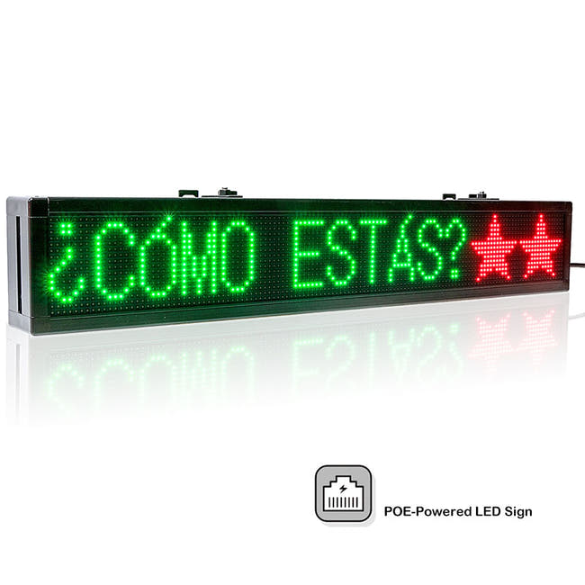 Energy-Efficient PoE LED Sign Secondary image