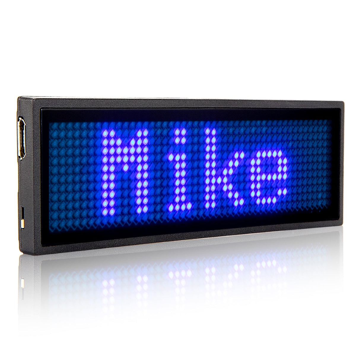 Simple Mini Led Sign Name Card Led Badge Scrolling Message Mini Led Sign Led Tag – Leadleds ...