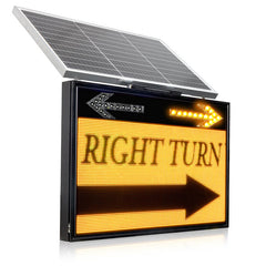 Energy-efficient solar signs