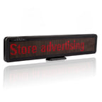 Portable wireless LED sign powered by built-in rechargeable lithium battery 