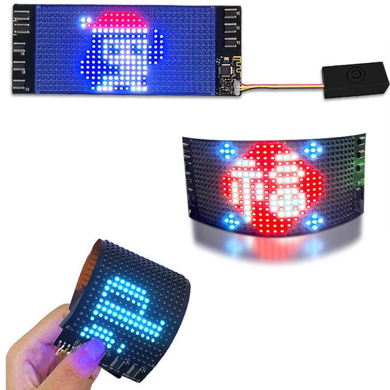 Leadleds Tira flexible LED Bluetooth de tamaño mini, compatible con varios idiomas, 15 x 3 cm Imagen secundaria del producto