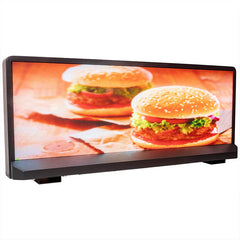 Programmable car roof LED sign