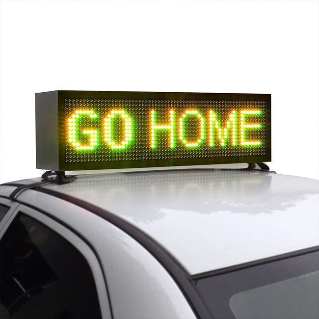 LED car sign Main image