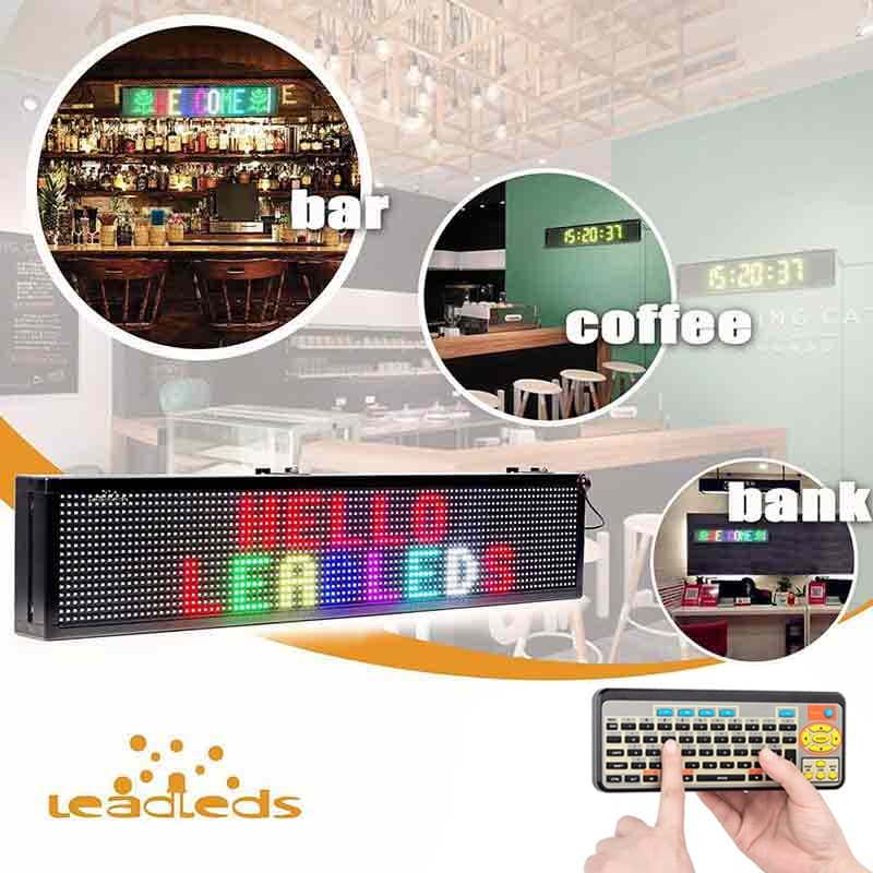 Multi-color LED sign