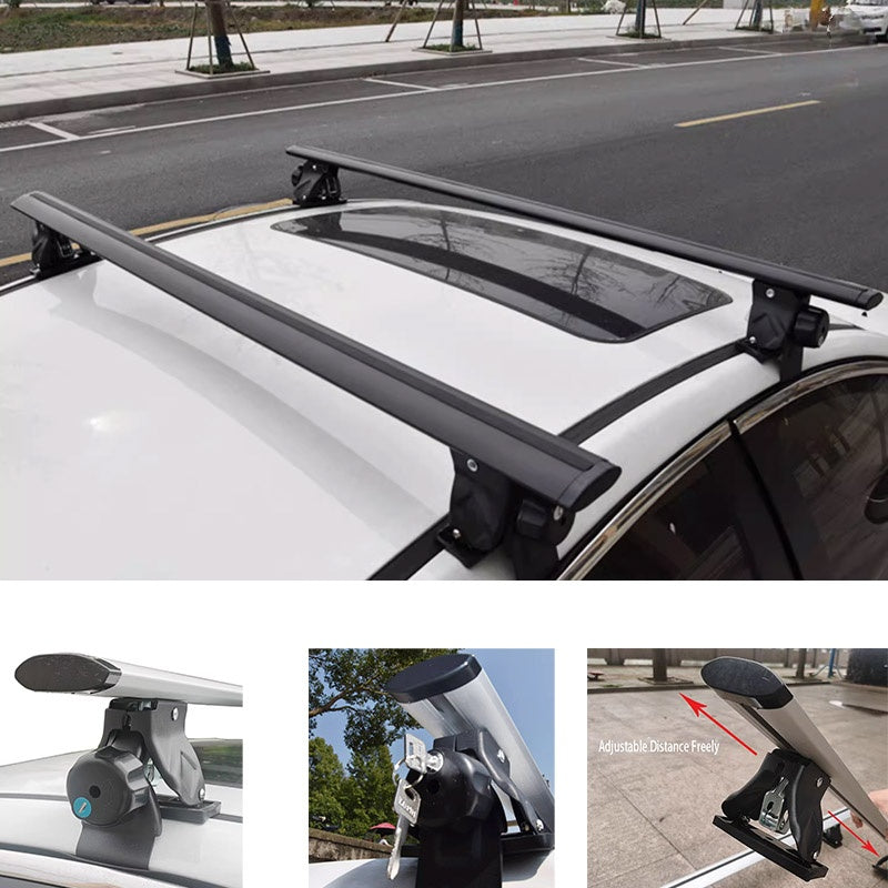 Premium Universal Car Roof Rack Cross Bars - Heavy Duty Aluminum for SUVs & Trucks Secondary image