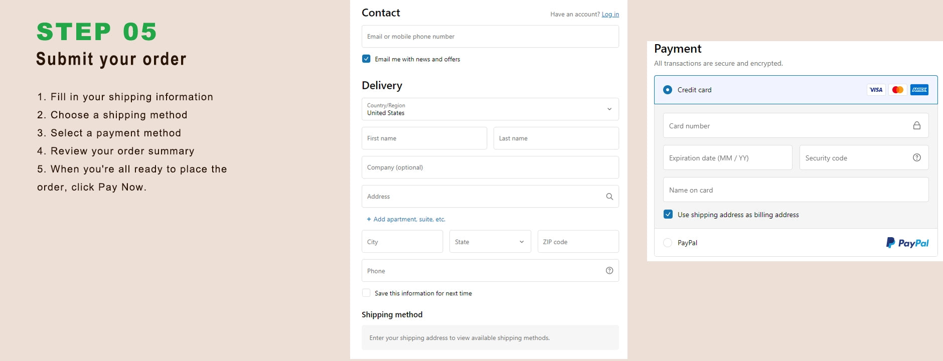 Secure checkout for LED sign