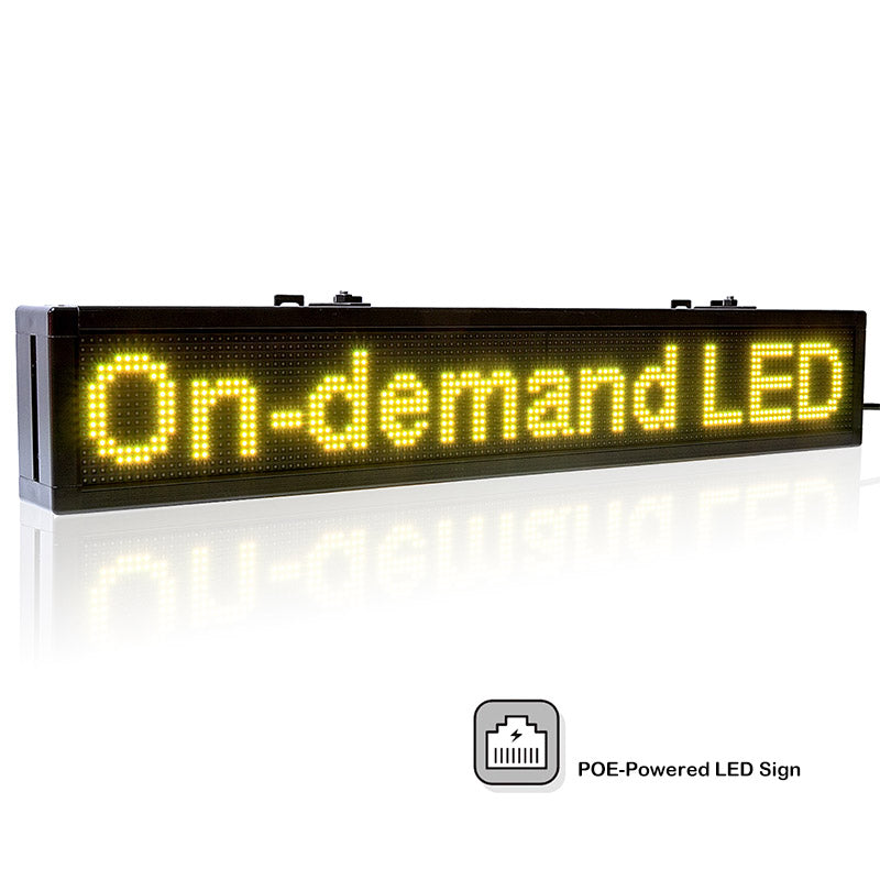 Ponce Sign Led Leadleds Programmable LED Sign Powered by PoE