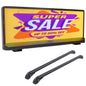 Taxi top advertising display with HD graphics