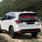 USB powered LED display board installation on car rear window