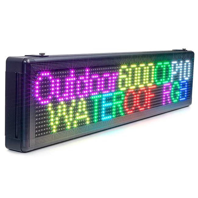 Waterproof aluminum frame outdoor LED scrolling sign in full color Imagen principal del producto