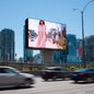 Waterproof outdoor LED cabinet display board with IP65 rating for commercial advertising