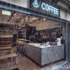 Weatherproof full color LED digital sign displaying scrolling text and graphics